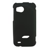 HTC Compatible Rubberized Snap-on Cover - Black FS-HT6425-RBK Image 1