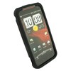 HTC Compatible Rubberized Snap-on Cover - Black FS-HT6425-RBK Image 2