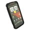 HTC Compatible Rubberized Snap-on Cover - Black FS-HT6425-RBK Image 2