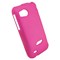 HTC Compatible Rubberized Snap-on Cover - Pink FS-HT6425-RPI Image 3