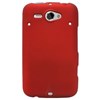 HTC Compatible Rubberized Snap-on Cover - Red FS-HTCHACHA-RRD Image 1