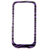HTC Compatible Design Snap-on Cover - Purple Zebra  FS-HTDERIS-D23 Image 1