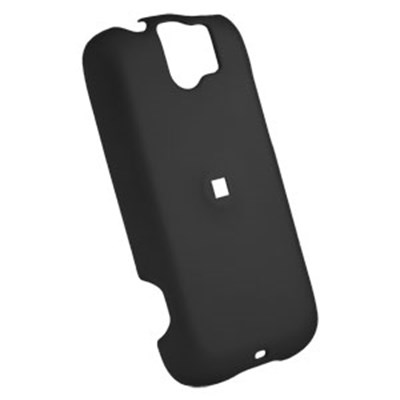 HTC Compatible Rubberized Snap-on Cover - Black FS-HTMYTCHSLIDE-RBK