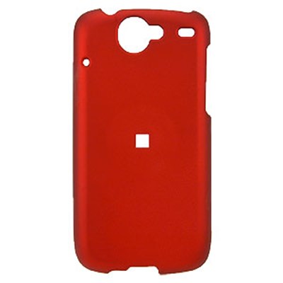 HTC Compatible Rubberized Snap-on Cover - Red FS-HTPASSION-RRD