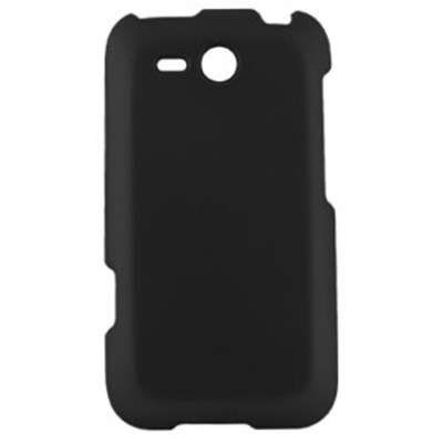 HTC Compatible Rubberized Snap-on Cover - Black FS-HTPD53100-RBK