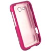 HTC Compatible Rubberized Snap-on Cover - Pink FS-HTPD53100-RPI Image 2