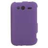 HTC Compatible Rubberized Snap-on Cover - Purple FS-HTPG76110-RPP Image 1