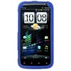 HTC Compatible Rubberized Snap-on Cover - Blue FS-HTSENS4G-RBU Image 1