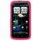 HTC Compatible Rubberized Snap-on Cover - Pink FS-HTSENS4G-RPI Image 1