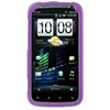 HTC Compatible Rubberized Snap-on Cover - Purple FS-HTSENS4G-RPP Image 1