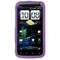 HTC Compatible Rubberized Snap-on Cover - Purple FS-HTSENS4G-RPP Image 1