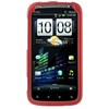 HTC Compatible Rubberized Snap-on Cover - Red FS-HTSENS4G-RRD Image 1