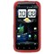 HTC Compatible Rubberized Snap-on Cover - Red FS-HTSENS4G-RRD Image 1