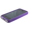 Apple Compatible Rubberized Snap-on Cover - Purple FS-IPHONE4G-RPP Image 4