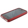 Apple Compatible Rubberized Snap-on Cover - Red FS-IPHONE4G-RRD Image 4