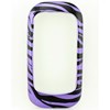 Kyocera Compatible Design Snap-on Cover - Purple and Black Zebra  FS-KYS2100-DZ01 Image 1