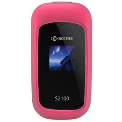 Kyocera Compatible Rubberized Snap-on Cover - Pink FS-KYS2100-RPI