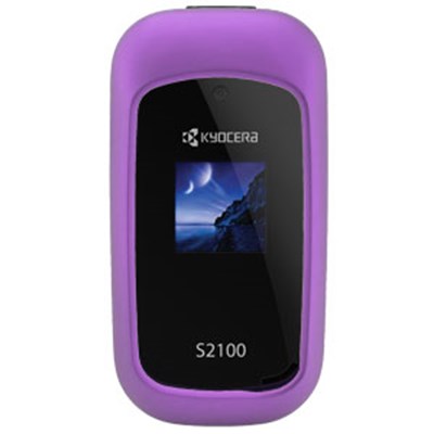 Kyocera Compatible Rubberized Snap-on Cover - Purple FS-KYS2100-RPP