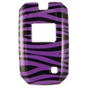 LG Compatible Design Snap-on Cover - Purple Zebra  FS-LGAX310-D23 Image 1