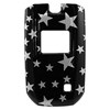 LG Compatible Design Snap-on Cover - Silver Stars on Black  FS-LGAX310-DY09 Image 1