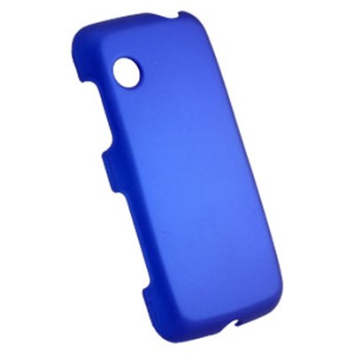 LG Compatible Rubberized Snap-on Cover - Blue FS-LGGS390-RBU