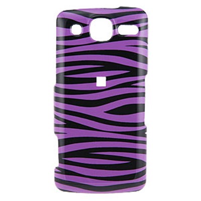 LG Compatible Design Snap-on Cover - Purple and Black Zebra  FS-LGGW820-DE23