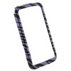 LG Compatible Design Snap-on Cover - Purple and Black Zebra  FS-LGMS690-DZ01 Image 1