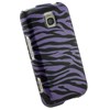 LG Compatible Design Snap-on Cover - Purple and Black Zebra  FS-LGMS690-DZ01 Image 3