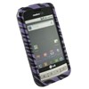 LG Compatible Design Snap-on Cover - Purple and Black Zebra  FS-LGMS690-DZ01 Image 4