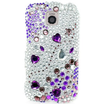 LG Compatible Jewel Snap-on Cover - Flower   FS-LGMS690-JF01