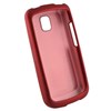 LG Compatible Rubberized Snap-on Cover - Red FS-LGP509-RRD Image 2