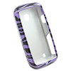 LG Compatible Design Snap-on Cover - Purple and Black Zebra  FS-LGUN270-DZ01 Image 2