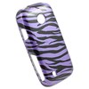 LG Compatible Design Snap-on Cover - Purple and Black Zebra  FS-LGUN270-DZ01 Image 3