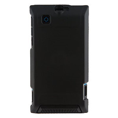 Motorola Compatible Rubberized Snap-on Cover - Black FS-MOA555-RBK