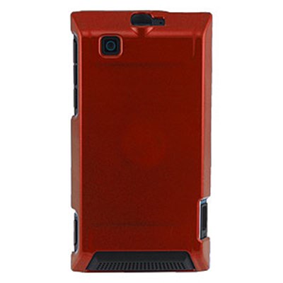 Motorola Compatible Snap-on Cover - honey red FS-MOA555-SRD