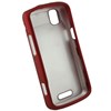 Motorola Compatible Rubberized Snap-on Cover - Red FS-MOA957-RRD Image 2