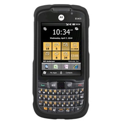 Motorola Compatible Rubberized Snap-on Cover - Black FS-MOES400-RBK