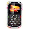 Motorola Compatible Jewel Snap-on Cover - Pink Flower  FS-MOI475-JF03 Image 1