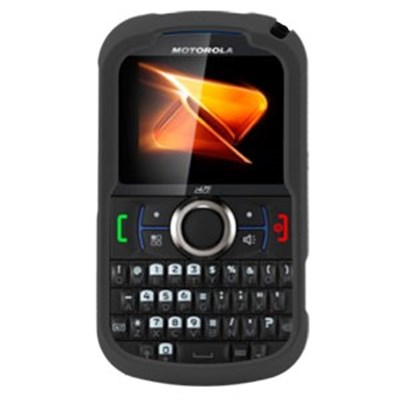 Motorola Compatible Rubberized Snap-on Cover - Black FS-MOI475-RBK