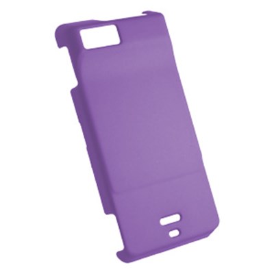 Motorola Compatible Rubberized Snap-on Cover - Purple FS-MOMB810-RPP