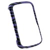 Motorola Compatible Design Snap-on Cover - Purple and Black Zebra  FS-MOQX404-DZ01 Image 1