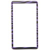 Motorola Compatible Design Snap-on Cover - purple zebra FS-MOSHOLES-D23 Image 1