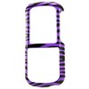Motorola Compatible Design Snap-on Cover - purple zebra FS-MOVE440-D23 Image 1