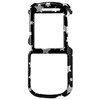 Motorola Compatible Design Snap-on Cover - Silver Stars on Black  FS-MOVE440-DY09 Image 1