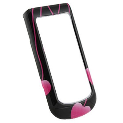 Motorola Compatible Design Snap-on Cover - Hanging Hearts  FS-MOWX415-DH01