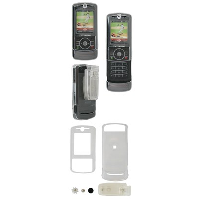 Motorola Compatible Snap-on Cover - clear FS-MOZ6TV-TCL