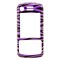 Nextel Compatible Design Snap-on Cover - purple zebra FS-NEXI856-D23 Image 1