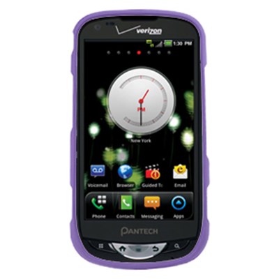 Pantech Compatible Rubberized Snap-on Cover - Purple FS-PN8995-RPP