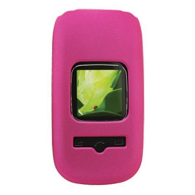 Pantech Compatible Rubberized Snap-on Cover - Pink FS-PNP2030-RPI
