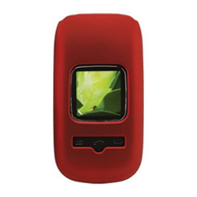 Pantech Compatible Rubberized Snap-on Cover - Red FS-PNP2030-RRD